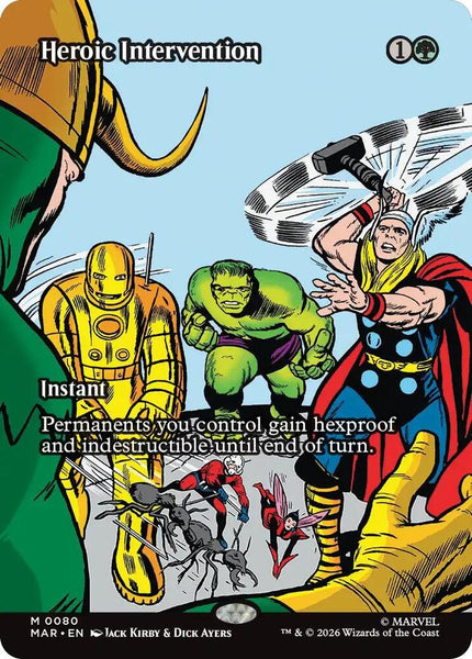 Heroic Intervention (0080) (Borderless) - Marvel Universe Eternal-Legal (MAR)