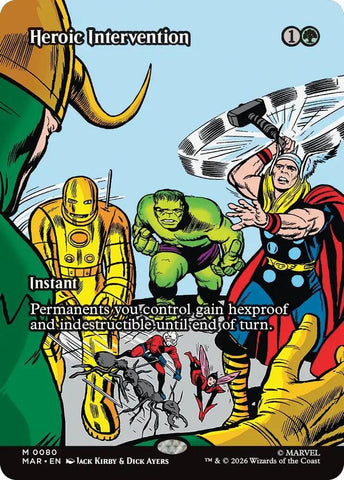 Heroic Intervention (0080) (Borderless) - Marvel Universe Eternal-Legal (MAR)