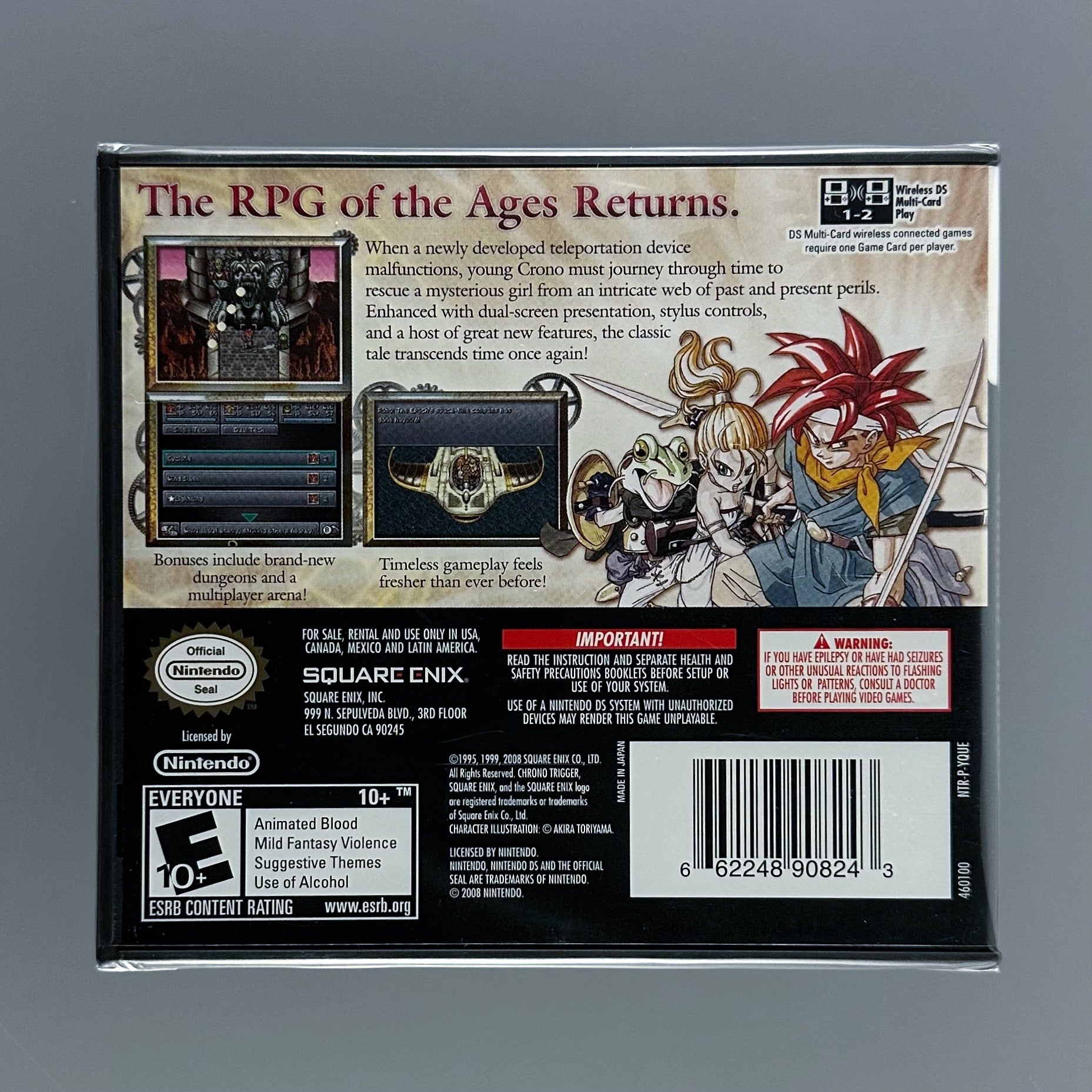 Nintendo DS Chrono Trigger 1904 Comics