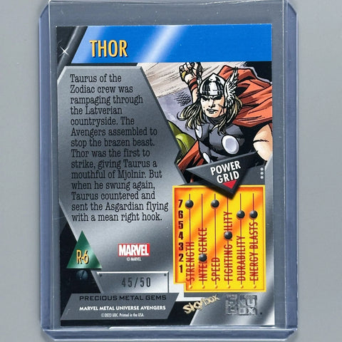 2023 Avengers Metal Thor PMG Blue