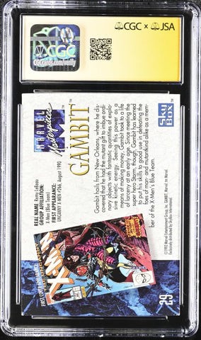 Gambit #29 Marvel Masterpieces CGC Authentic Signed by Joe Jusko
