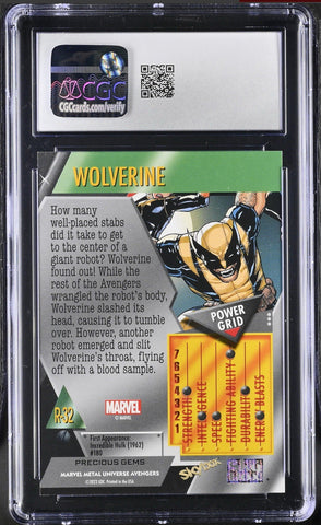 2024 Avengers Metal - Wolverine White Diamond PMG - CGC 10