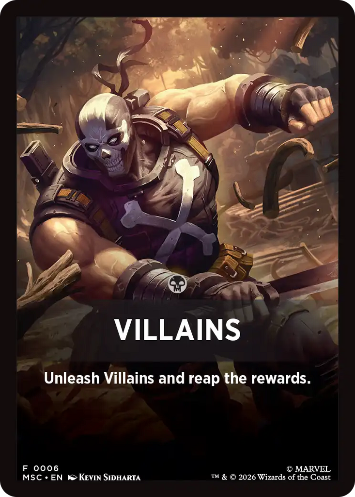 Villains - Marvel Super Heroes 20 card deck