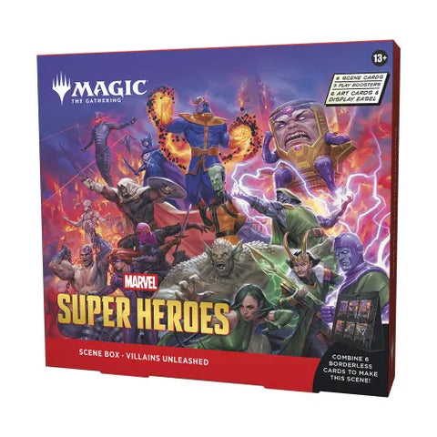 Magic The Gathering Marvel Super Heroes Villains Scene Box