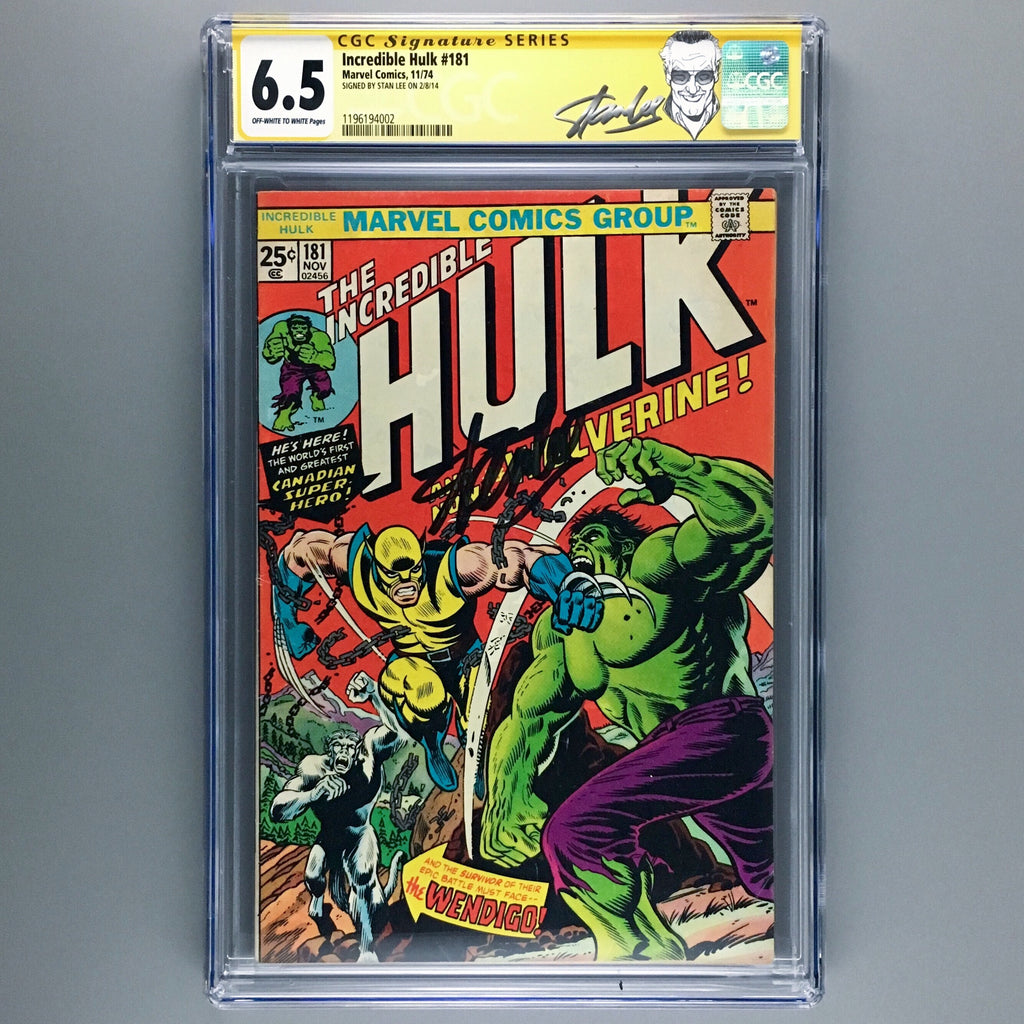Incredible Hulk 181 - CGC 6.5 - Signature Series