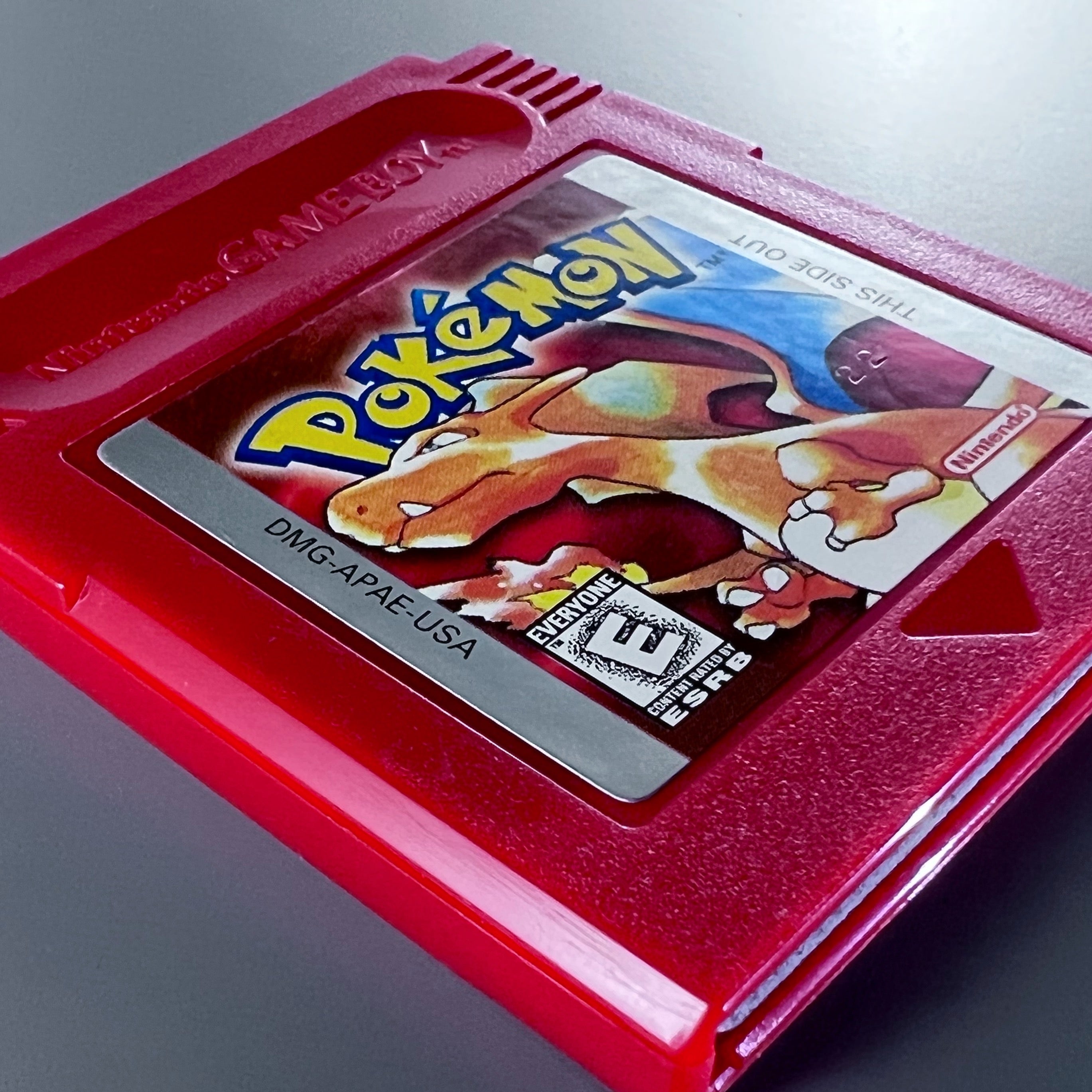Red Version Gameboy Color Pokemon Red Cartridge