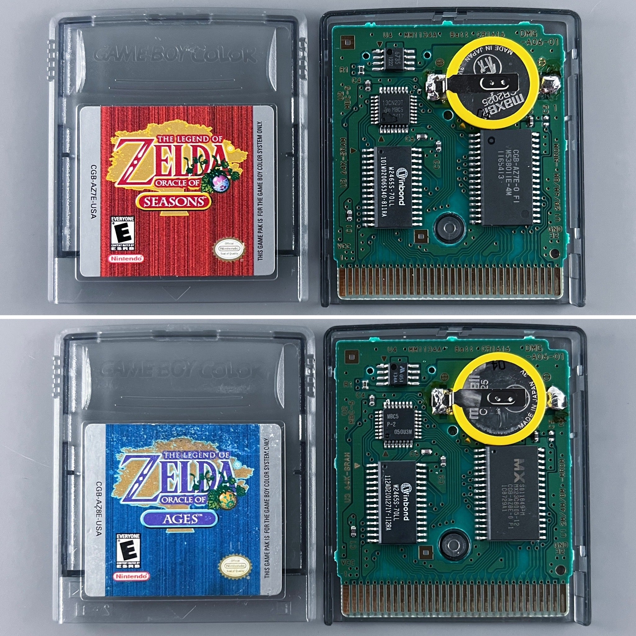 Game Boy Color – Legend Of Zelda Oracle Of Seasons (Giappone, NTSC-J), Originale Nintendo