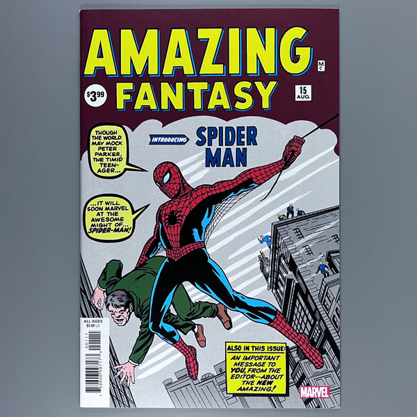 Amazing Fantasy 15 Facsimile Edition