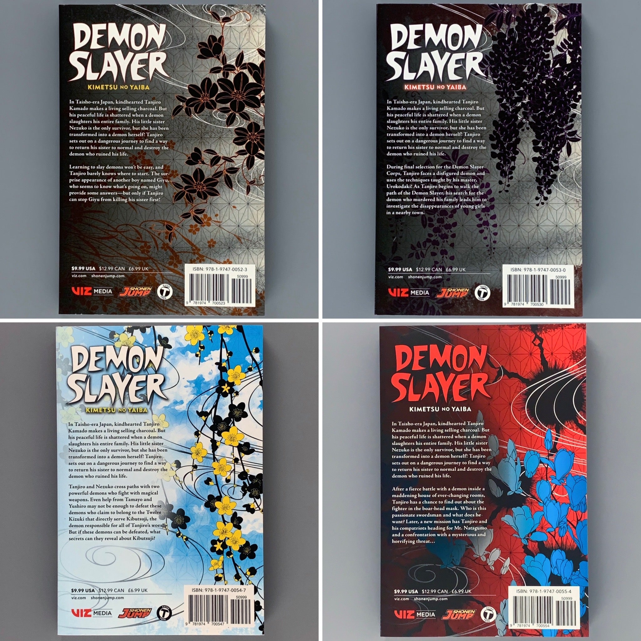 Demon Slayer, Kimetsu No Yaiba Mangá Volume 7 ao 10 - KIT - Mangá