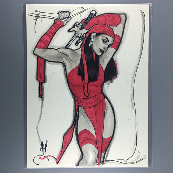 Elektra - Adam Hughes Original Art