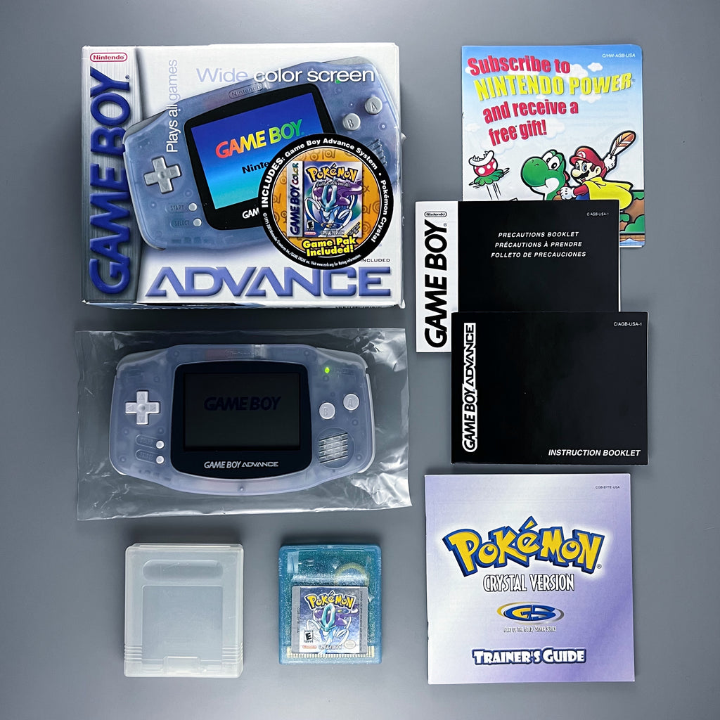 Nintendo Game Boy Advance - Pokémon Crystal Glacier Console