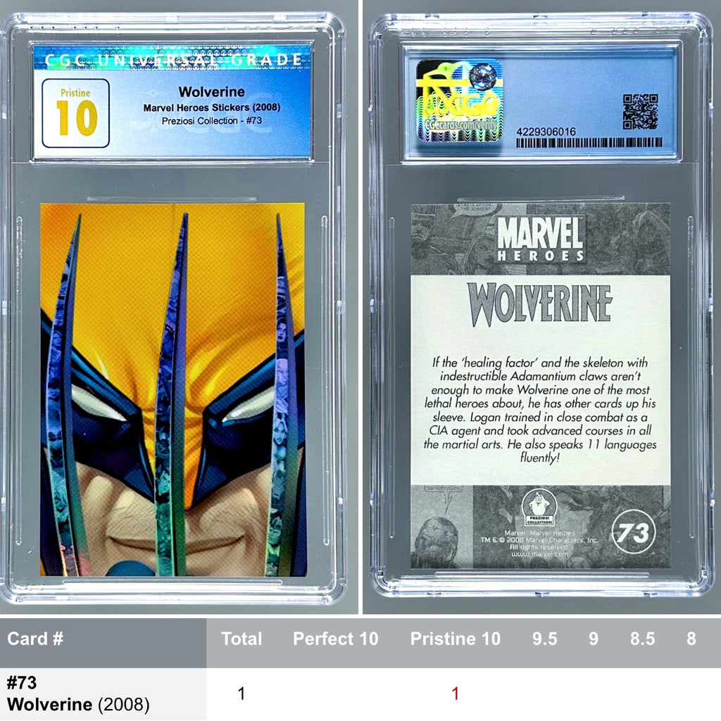 2008 Marvel Preziosi Wolverine 73 - CGC 10