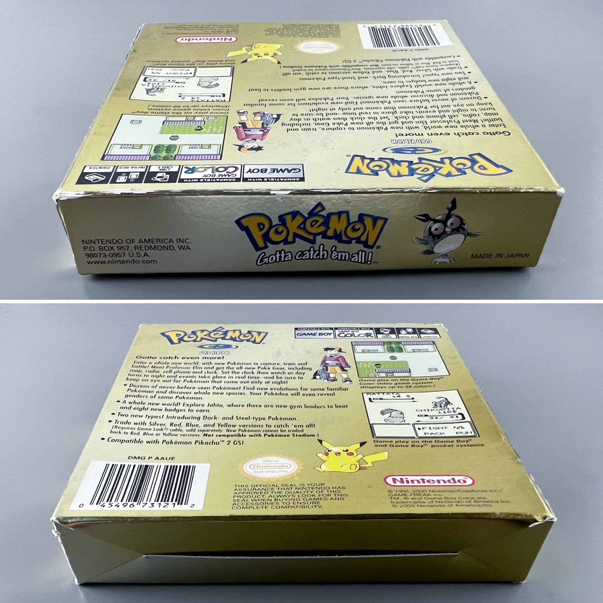 Pokemon Gold Prices JP GameBoy Color