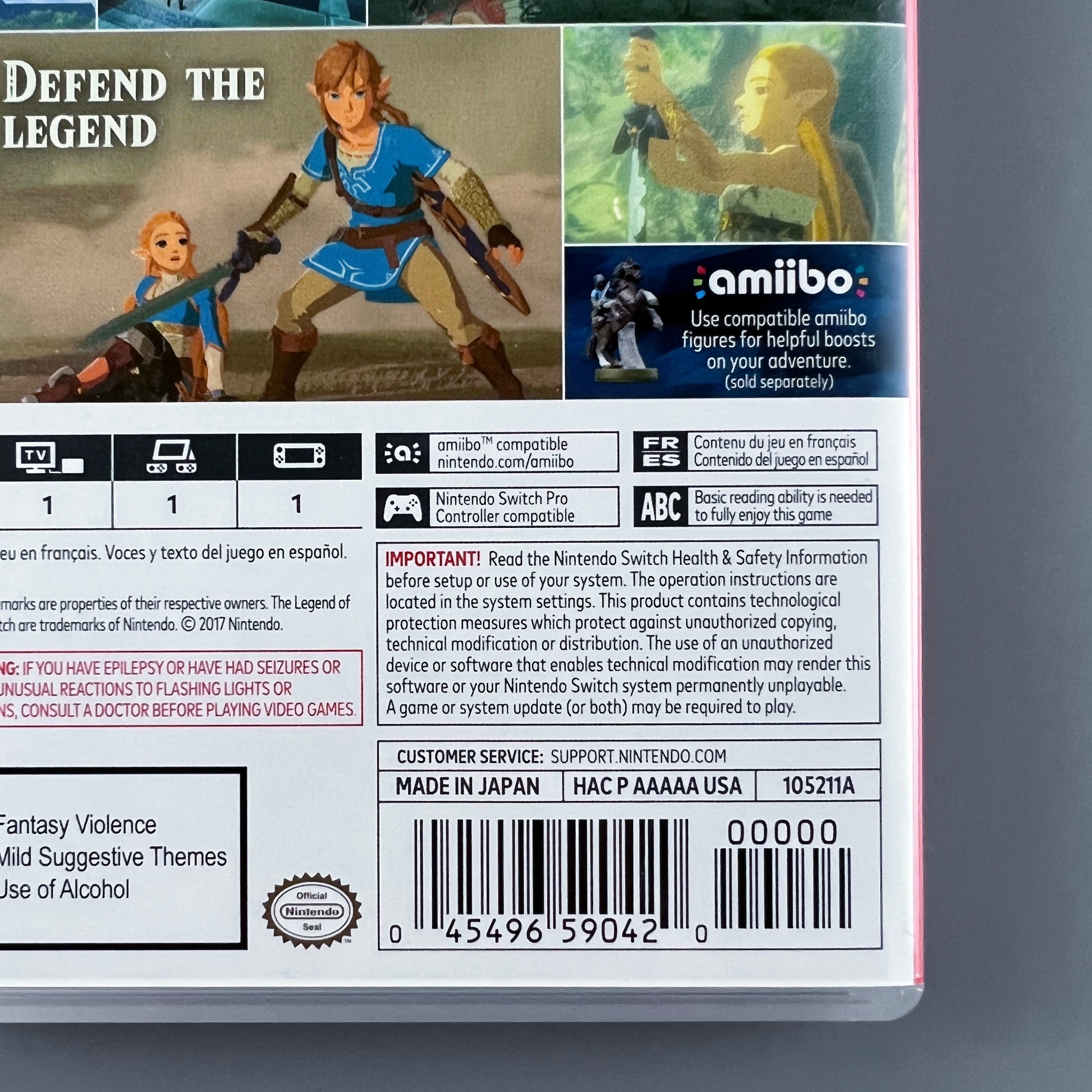  The Legend of Zelda: Breath of the Wild (Nintendo