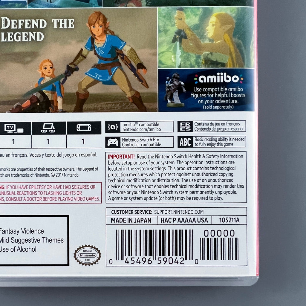 Nintendo Switch The Legend of Zelda: Breathe of the Wild - 1st print