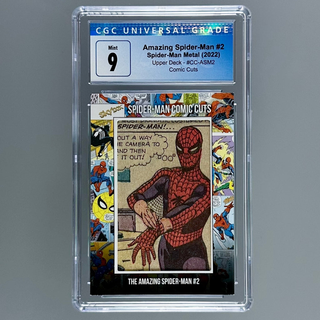 2022 Spider-Man Metal Comic Cut CC-ASM2 CGC 9