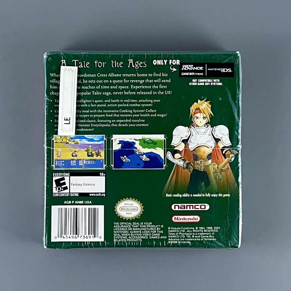Nintendo Game Boy Advance Tales Of Phantasia - SEALED