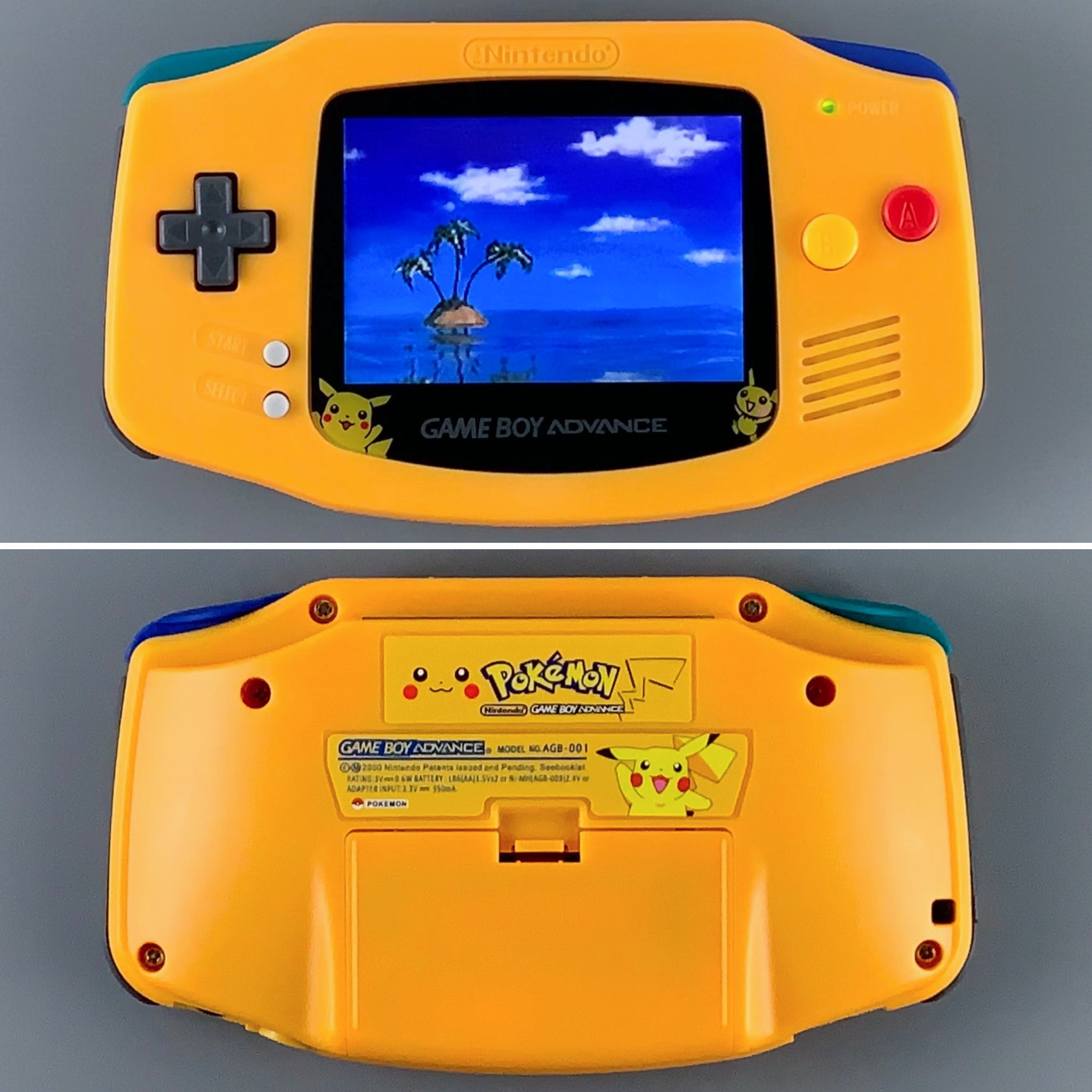 Pokemon Lightning Yellow Nintendo Game Boy Advance GBA Video 