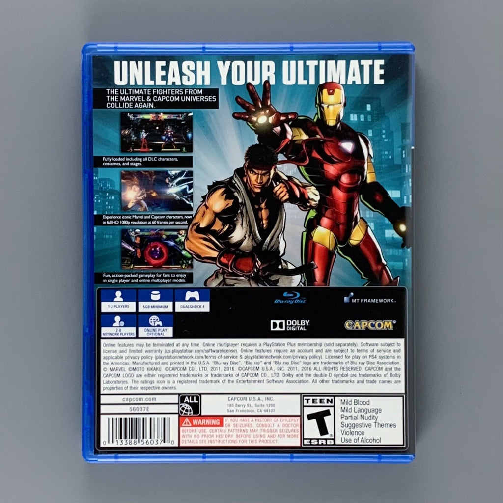Sony PS4 Ultimate Marvel vs Capcom 3