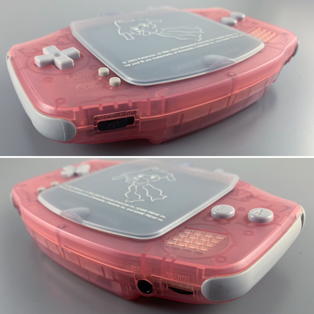 Nintendo Game Boy Advance - Pink Jirachi Screen Cover Console