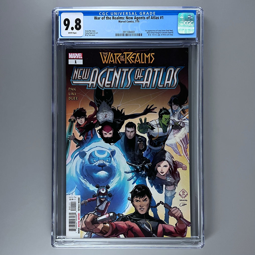 War of the Realms: Agents of Atlas 1 - CGC 9.8