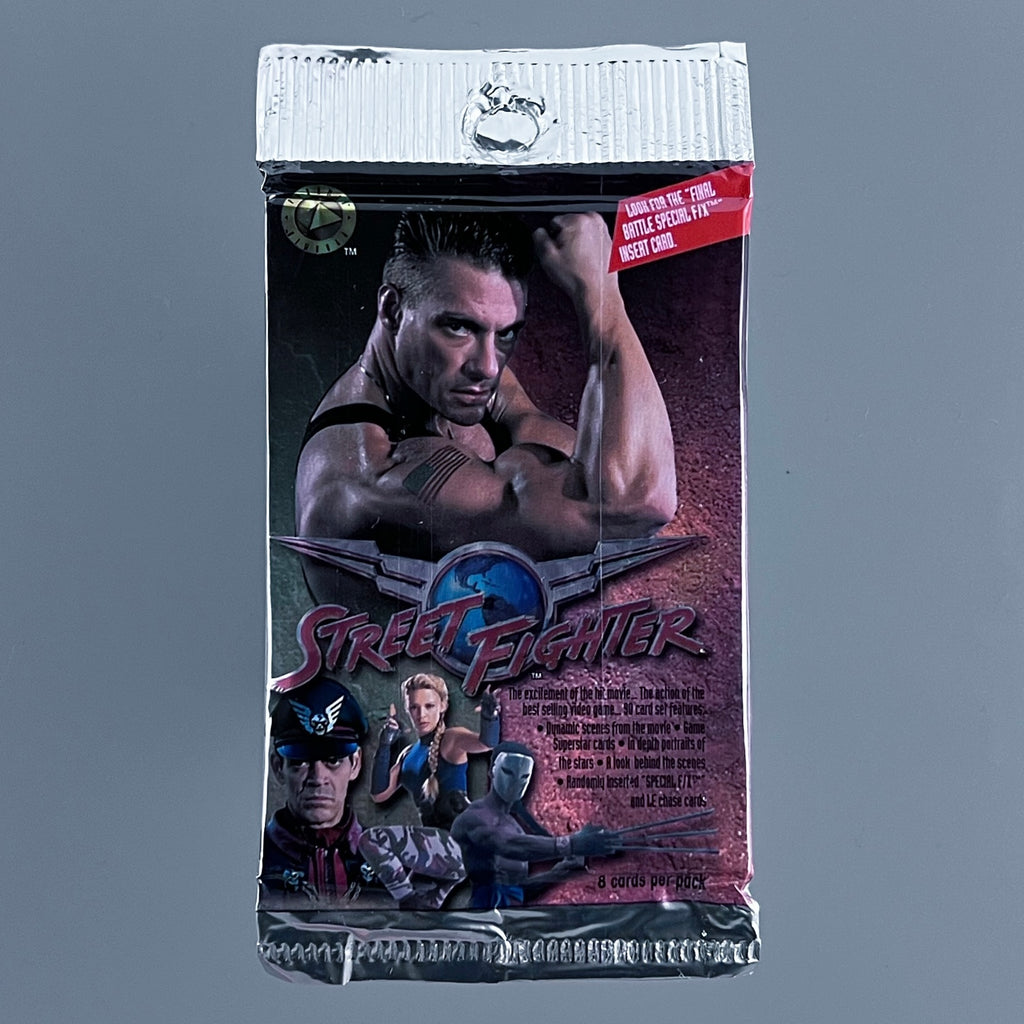 Street Fighter The Movie 1994 Vintage Sealed Pack