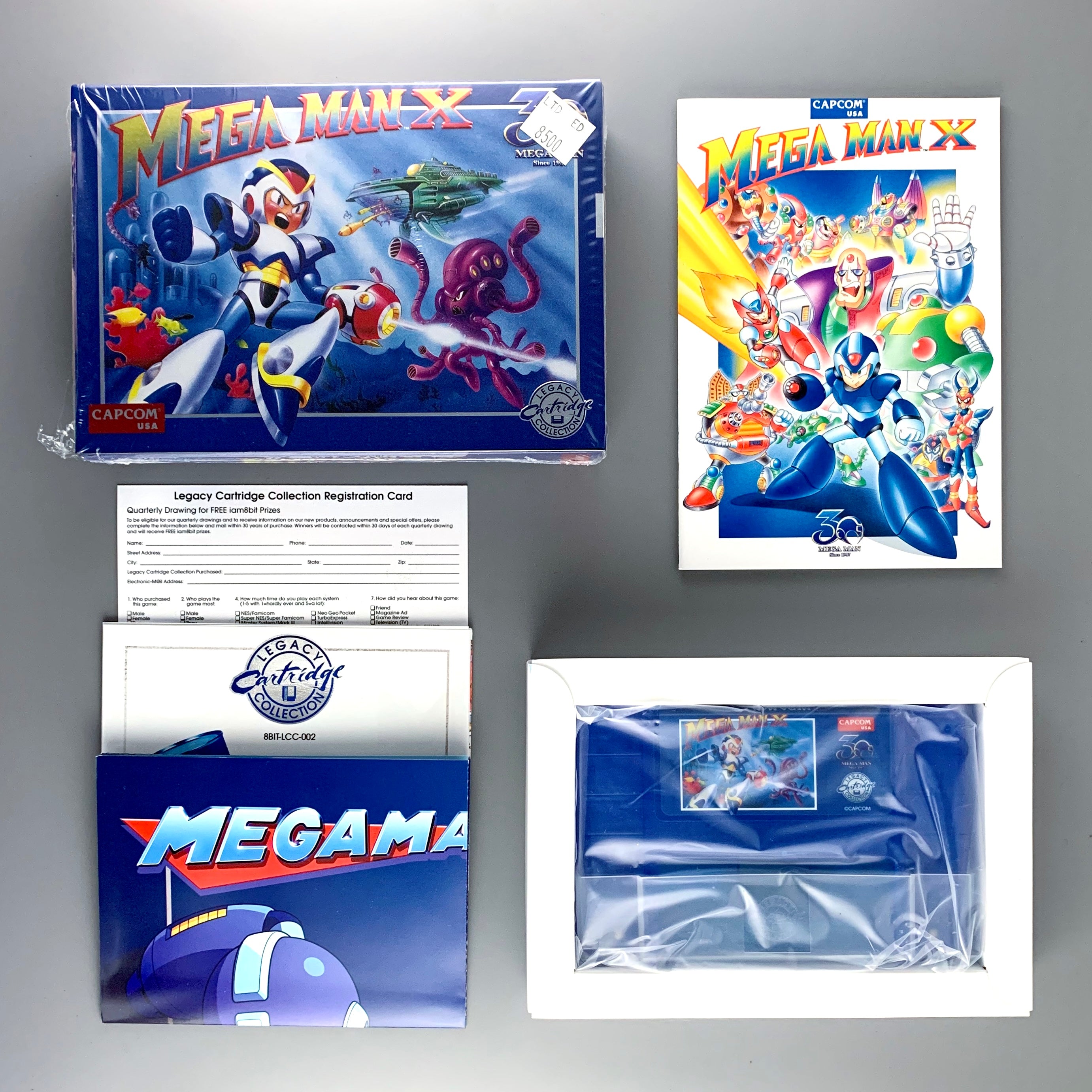 Nintendo Man SNES Mega Man X 30th Anniversary Collection - GITD - 1904 Comics