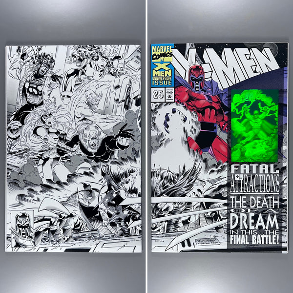 X-Men 25 Gatefold Cover - Sketch Variant Copy A