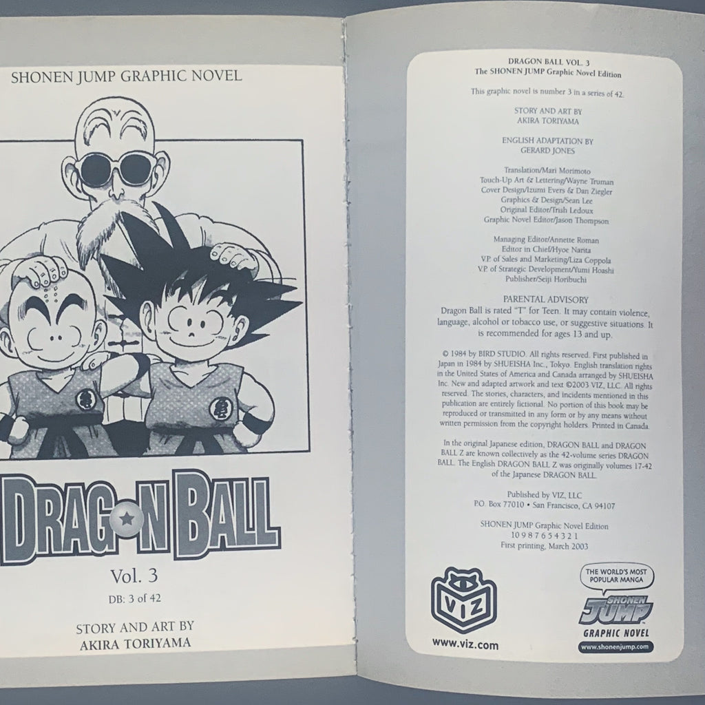 Dragon Ball 3 - Manga