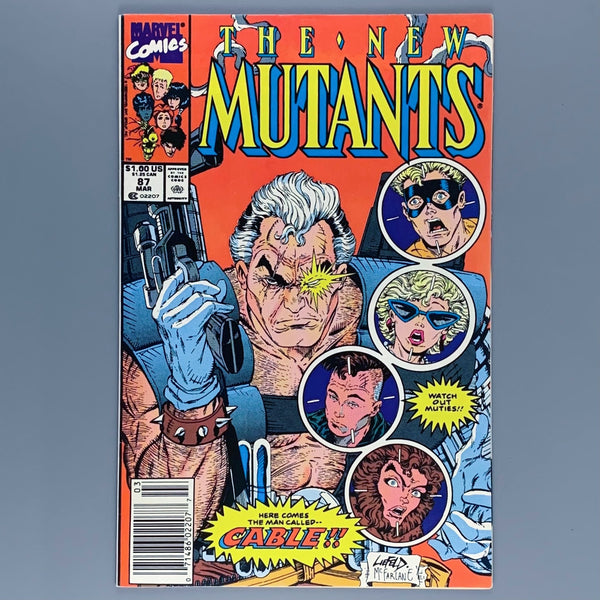 New Mutants 87 - Newsstand Edition - Signed