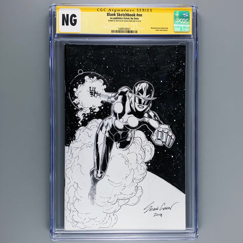 Nova Original Art Sketch - CGC NG - Signature Series