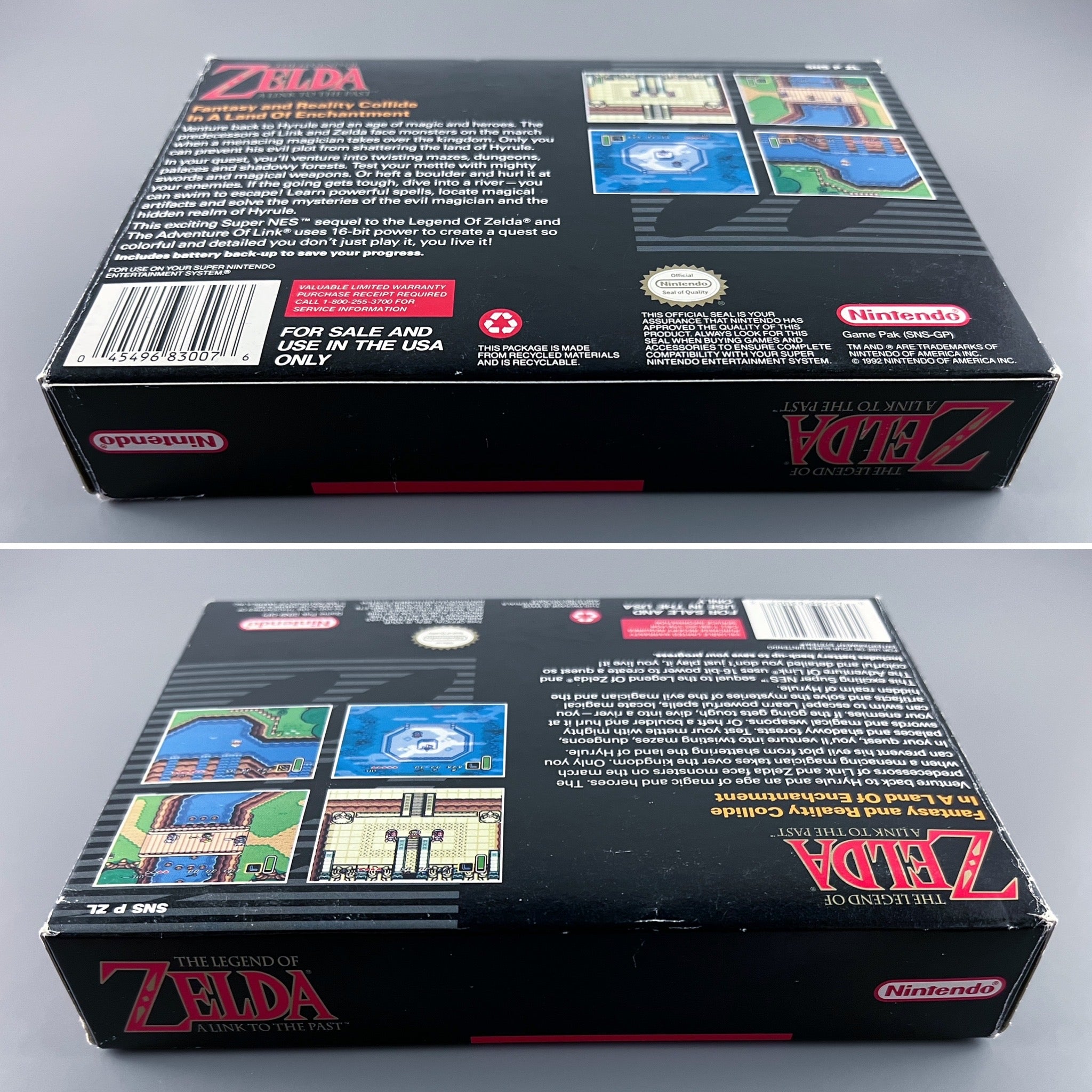 The Legend of Zelda a Link to the Past SNES Game Case No Game