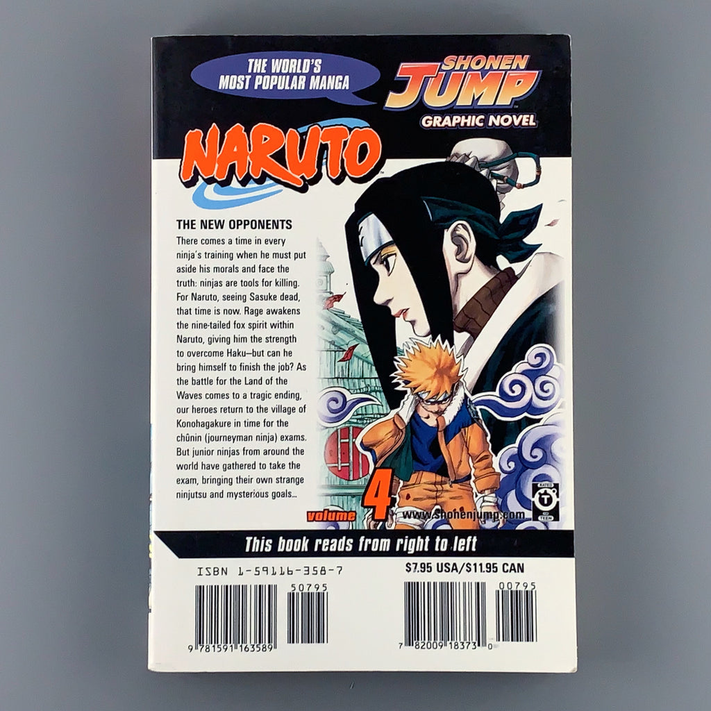 Naruto Volume 4 - Manga