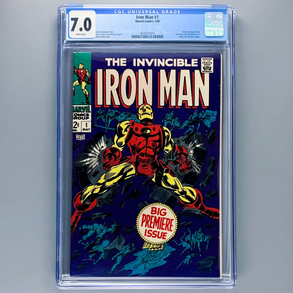 Invincible Iron Man 1 (1968) - CGC 7.0
