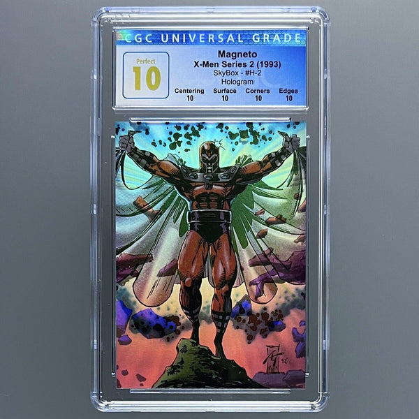 1993 X-Men Series 2 Magneto Hologram H-2 CGC 10